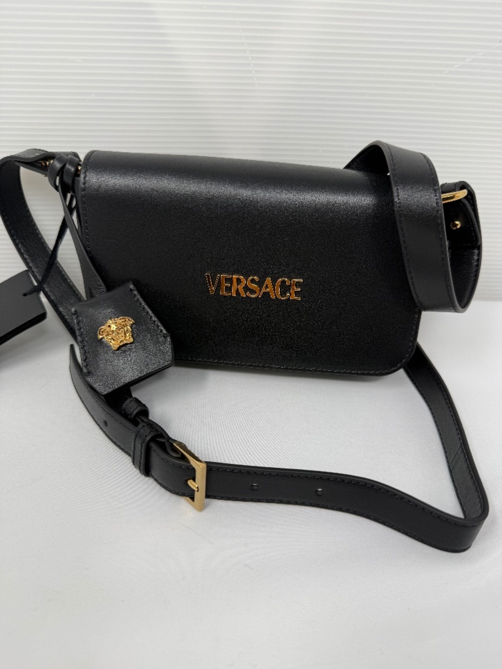 Versace black crossbody